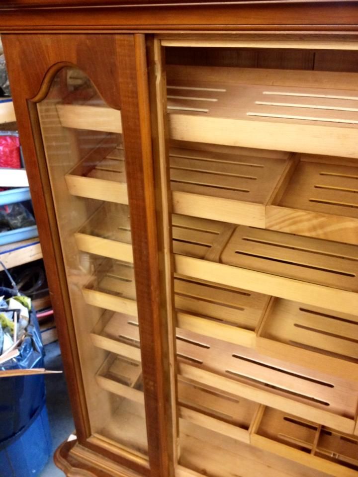 China Hutch Humidor Conversion with Pics! Page 2 Humidors Friends of el Habano Cuban